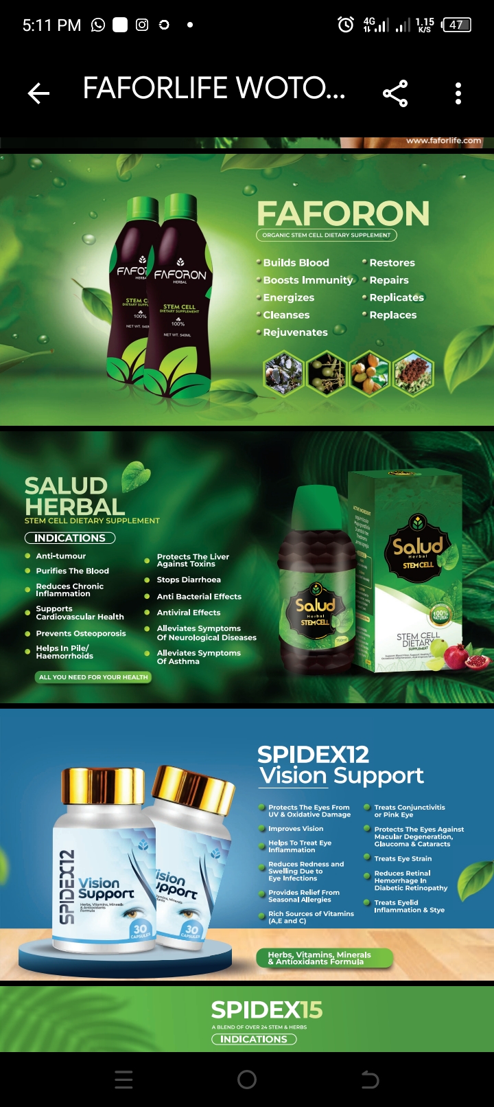 Organic Stem Cells Supplements 